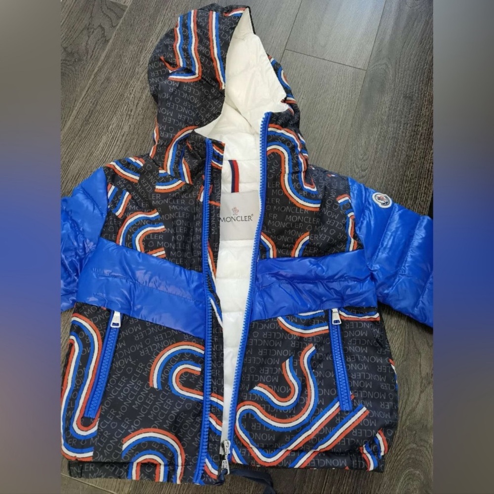 Authentic Moncler Kid Billoro Giubbotto Parka Down Jacket Size TG 4A NWT